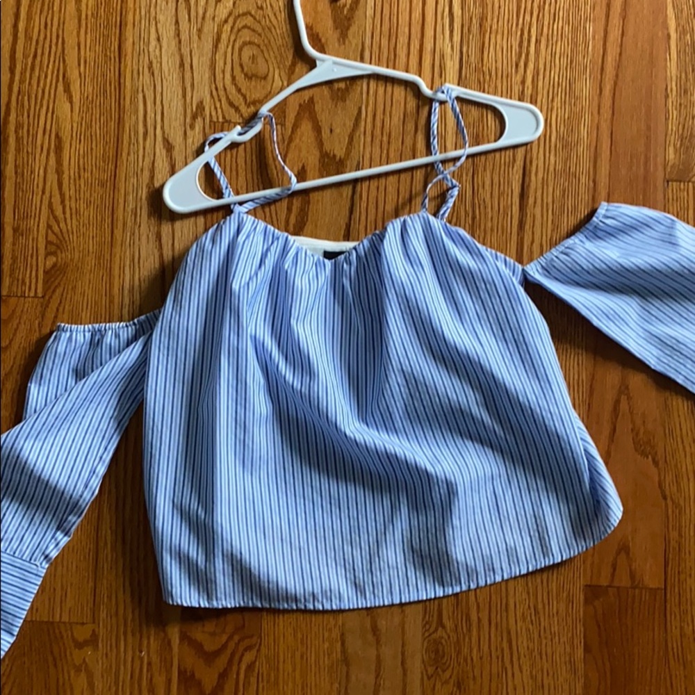 Off the shoulder tank